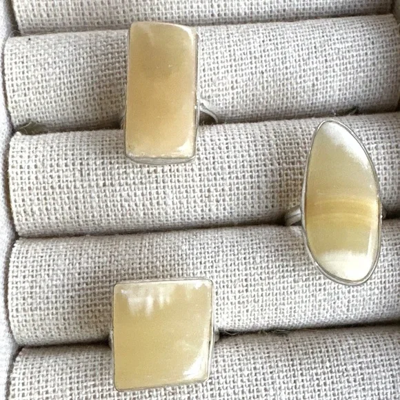 Crazy lace Agate/Laguna Agate silver gem Victorian ring/happy ring healing stone - Picture 3 of 7